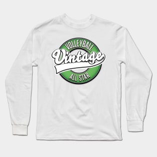 Volleyball vintage All Star logo Long Sleeve T-Shirt